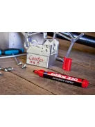 EDDING Alkoholos marker, 1-5 mm, vágott, EDDING "330", piros