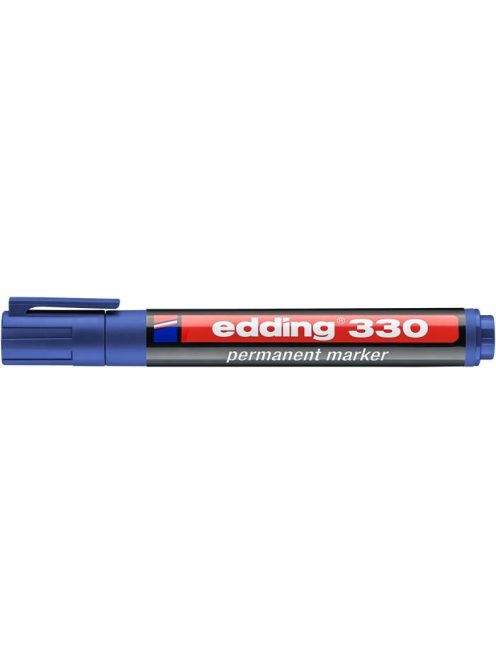 EDDING Alkoholos marker, 1-5 mm, vágott, EDDING "330", kék