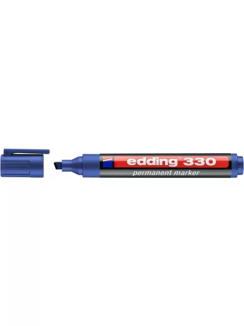 EDDING Alkoholos marker, 1-5 mm, vágott, EDDING "330", kék