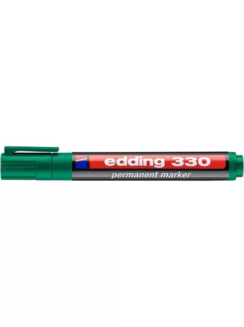 EDDING Alkoholos marker, 1-5 mm, vágott, EDDING "330", zöld