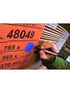 EDDING Alkoholos marker készlet, 1-5 mm, vágott, EDDING "330", 4 különböző szín