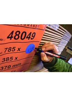   EDDING Alkoholos marker készlet, 1-5 mm, vágott, EDDING "330", 4 különböző szín