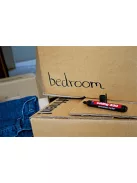 EDDING Alkoholos marker készlet, 1-5 mm, vágott, EDDING "330", 4 különböző szín