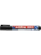 EDDING Tábla- és flipchart marker, 1,5-3 mm, kúpos, EDDING "360", fekete