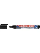 EDDING Tábla- és flipchart marker, 1,5-3 mm, kúpos, EDDING "360", fekete