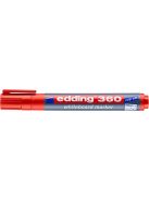 EDDING Tábla- és flipchart marker, 1,5-3 mm, kúpos, EDDING "360", piros