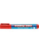 EDDING Flipchart marker, 1,5-3 mm, kúpos, EDDING "380", piros