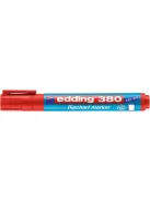 EDDING Flipchart marker, 1,5-3 mm, kúpos, EDDING "380", piros