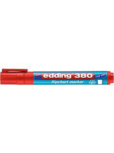   EDDING Flipchart marker, 1,5-3 mm, kúpos, EDDING "380", piros