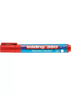   EDDING Flipchart marker, 1,5-3 mm, kúpos, EDDING "380", piros