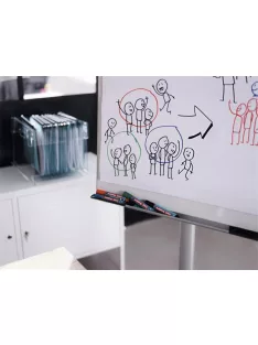   EDDING Flipchart marker készlet, 1,5-3 mm, kúpos, EDDING "380", 4 különböző szín