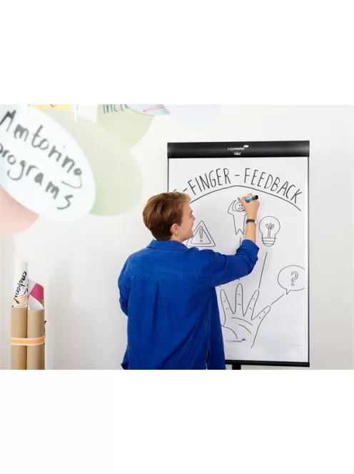 EDDING Flipchart marker készlet, 1,5-3 mm, kúpos, EDDING "380", 4 különböző szín