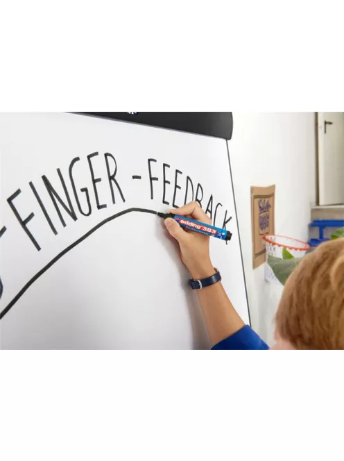 EDDING Flipchart marker készlet, 1,5-3 mm, kúpos, EDDING "380", 4 különböző szín