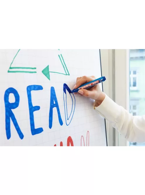 EDDING Flipchart marker készlet, 1,5-3 mm, kúpos, EDDING "380", 4 különböző szín