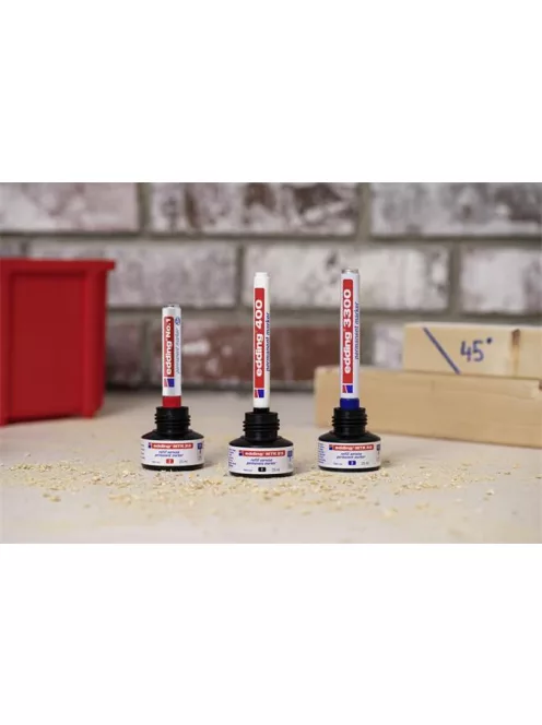 EDDING Alkoholos marker, 1 mm, EDDING "400", fekete