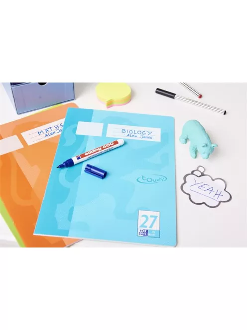 EDDING Alkoholos marker, 1 mm, EDDING "400", kék