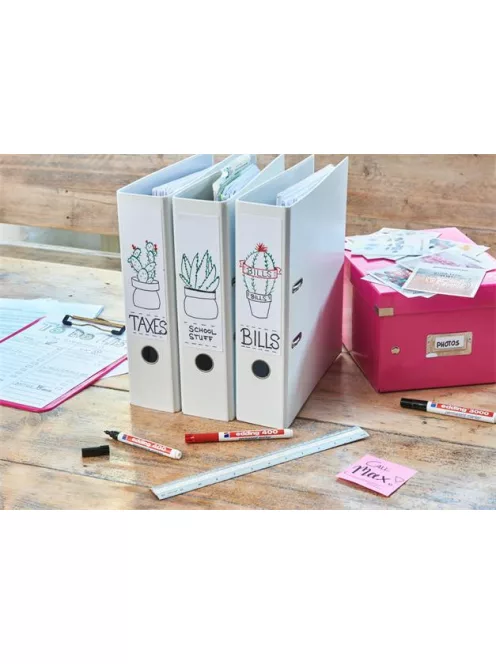 EDDING Alkoholos marker, 1 mm, EDDING "400", kék