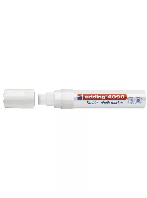 EDDING Krétamarker, 4-15 mm, vágott, EDDING "4090", fehér