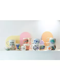   EDDING Ecsetirón készlet, porcelánra, EDDING "4200 Family color", 6 különböző szín