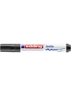   EDDING Textilmarker, 2-3 mm, kúpos, EDDING "4500", fekete