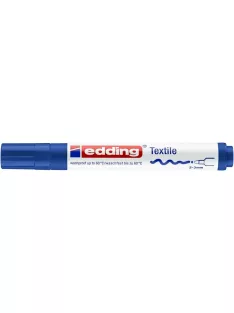   EDDING Textilmarker, 2-3 mm, kúpos, EDDING "4500", kék