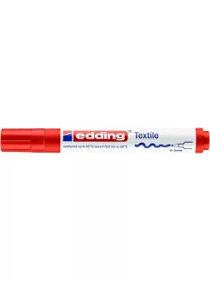   EDDING Textilmarker, 2-3 mm, kúpos, EDDING "4500", piros