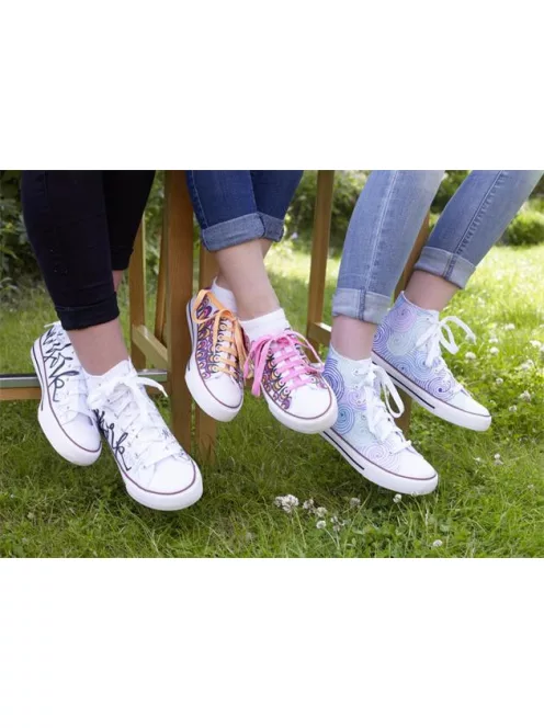 EDDING Textilmarker, 2-3 mm, kúpos, EDDING "4500", szürke