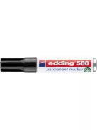 EDDING Alkoholos marker, 2-7 mm, vágott, EDDING "500", fekete