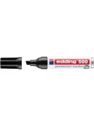 EDDING Alkoholos marker, 2-7 mm, vágott, EDDING "500", fekete