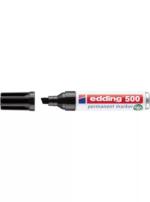 EDDING Alkoholos marker, 2-7 mm, vágott, EDDING "500", fekete