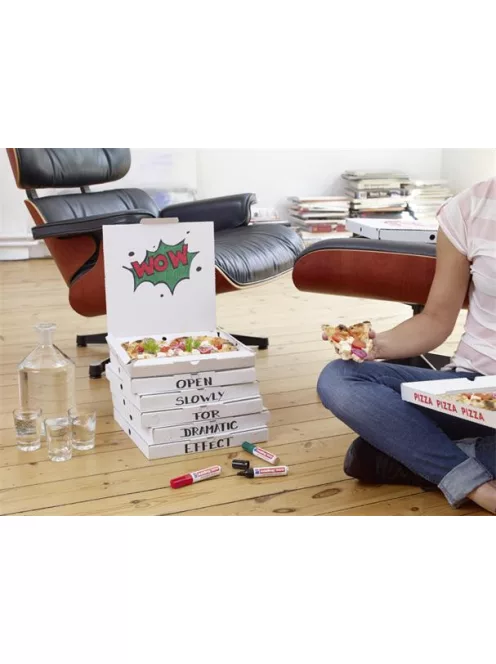 EDDING Alkoholos marker, 2-7 mm, vágott, EDDING "500", fekete