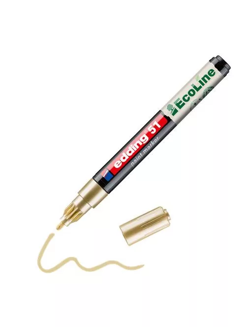 EDDING Lakkmarker, 1-2 mm, EDDING "51", arany