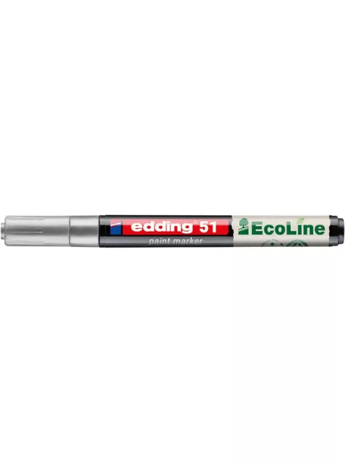 EDDING Lakkmarker, 1-2 mm, EDDING "51", ezüst