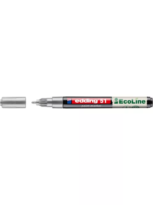 EDDING Lakkmarker, 1-2 mm, EDDING "51", ezüst