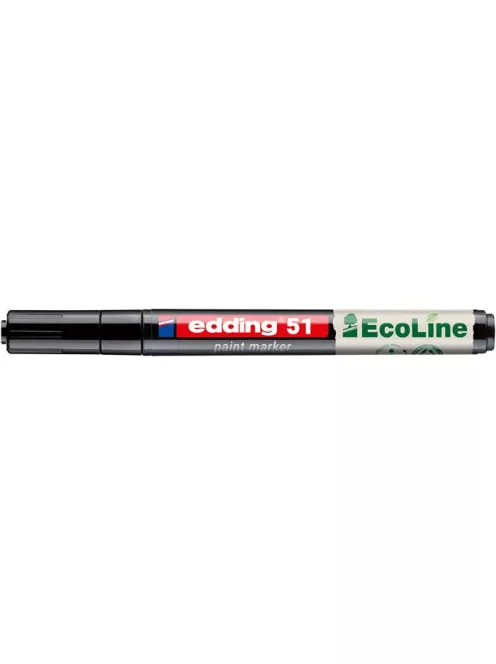 EDDING Lakkmarker, 1-2 mm, EDDING "51", fekete