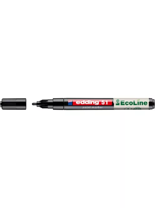 EDDING Lakkmarker, 1-2 mm, EDDING "51", fekete
