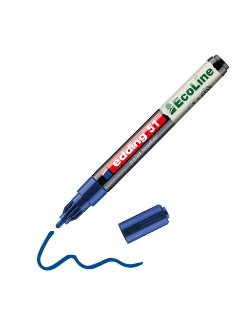 EDDING Lakkmarker, 1-2 mm, EDDING "51", kék