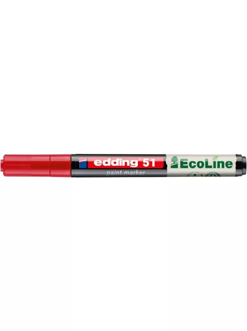EDDING Lakkmarker, 1-2 mm, EDDING "51", piros