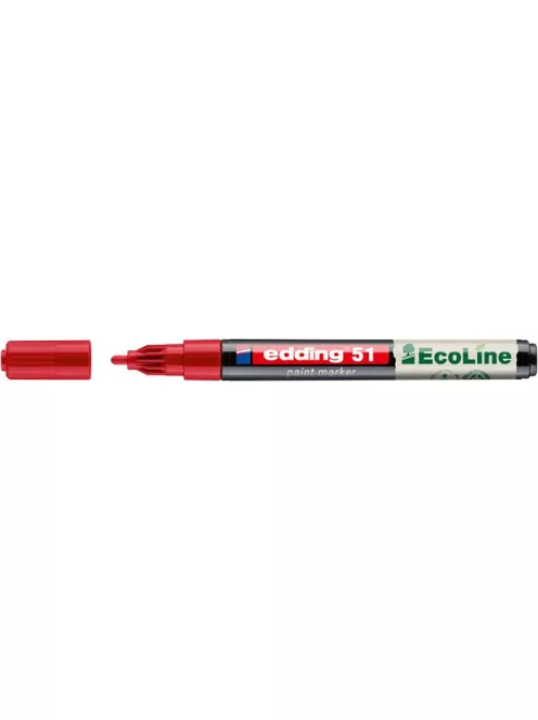 EDDING Lakkmarker, 1-2 mm, EDDING "51", piros