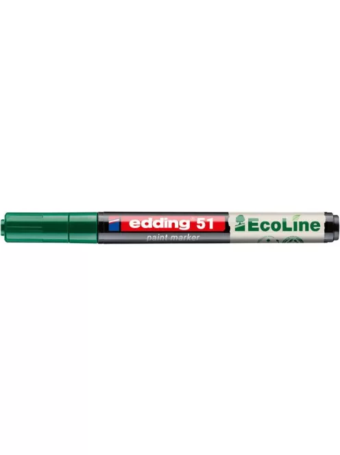 EDDING Lakkmarker, 1-2 mm, EDDING "51", zöld