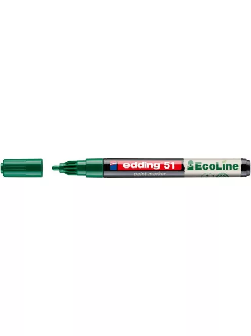 EDDING Lakkmarker, 1-2 mm, EDDING "51", zöld