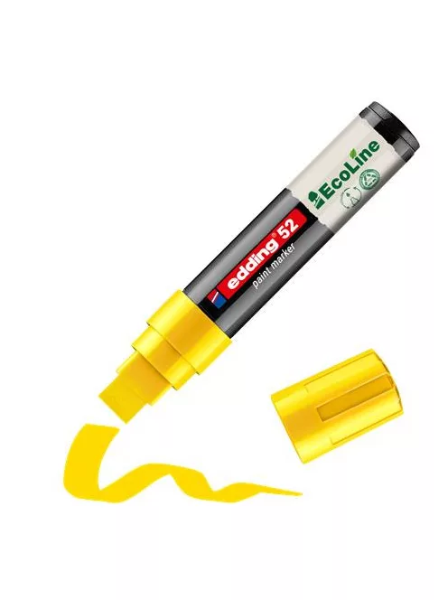 EDDING Lakkmarker, 4-15 mm, EDDING "52", sárga
