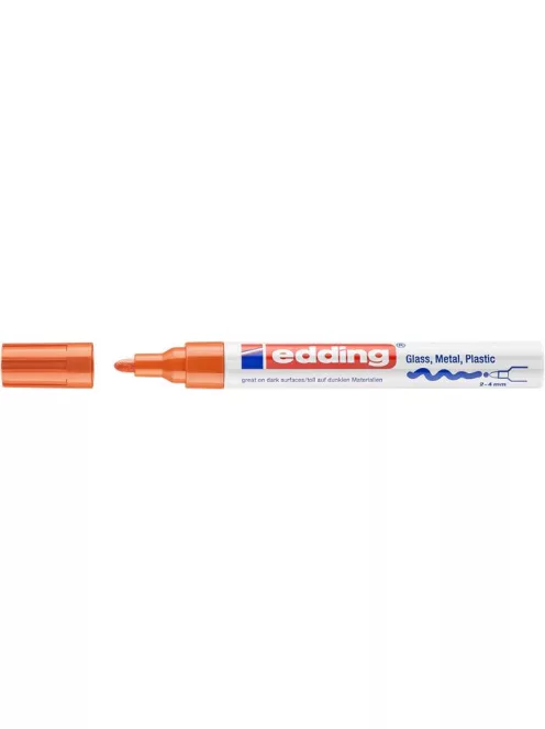 EDDING Lakkmarker, 2-4 mm, EDDING "750", narancssárga