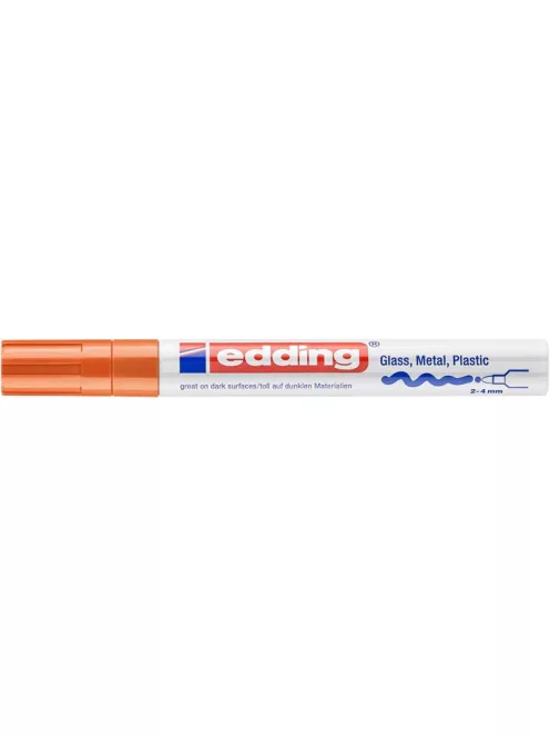 EDDING Lakkmarker, 2-4 mm, EDDING "750", narancssárga