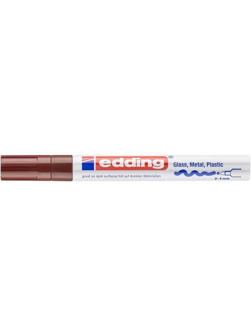 EDDING Lakkmarker, 2-4 mm, EDDING "750", barna