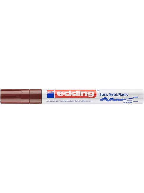 EDDING Lakkmarker, 2-4 mm, EDDING "750", barna