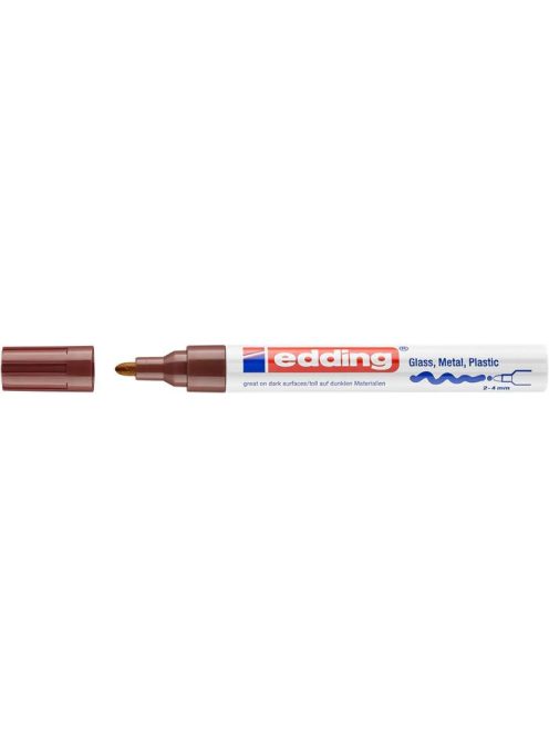 EDDING Lakkmarker, 2-4 mm, EDDING "750", barna