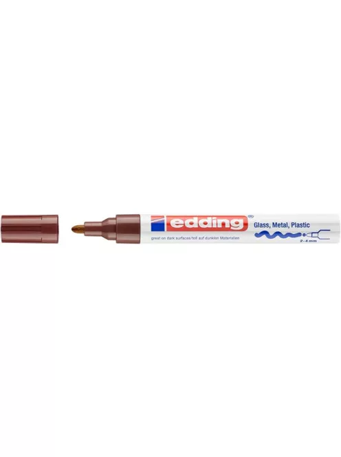 EDDING Lakkmarker, 2-4 mm, EDDING "750", barna