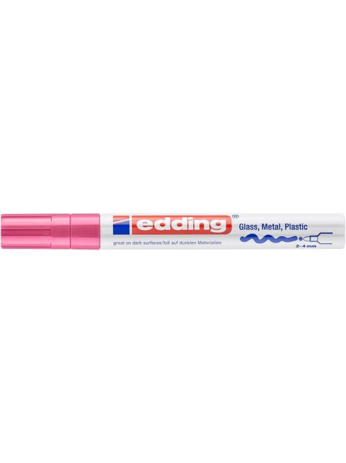 EDDING Lakkmarker, 2-4 mm, EDDING "750", rózsaszín