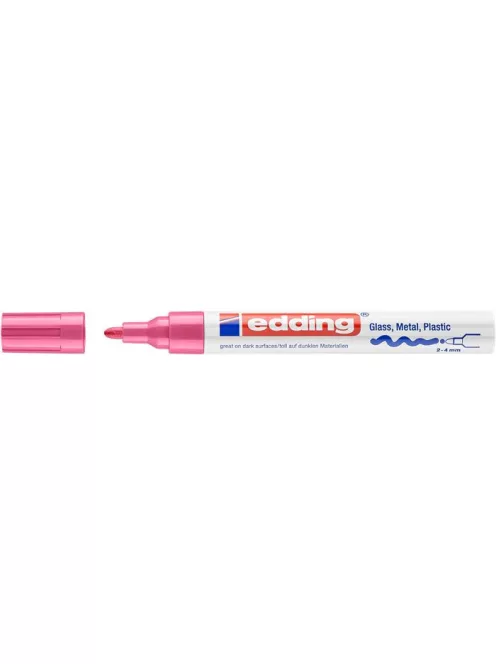 EDDING Lakkmarker, 2-4 mm, EDDING "750", rózsaszín